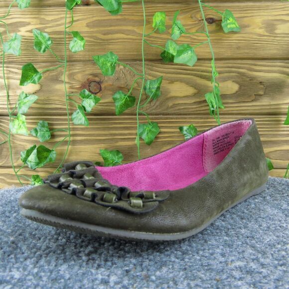Blowfish Guppy Love Women Ballet Shoes Brown Synthetic Slip On Size 6‎ Medium - Picture 1 of 10